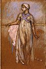Greek Canvas Paintings - The Greek Slave Girl